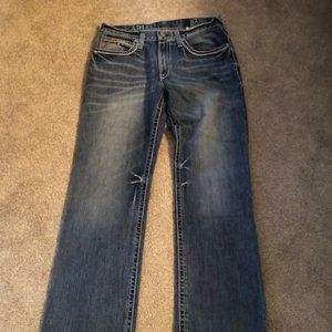 Ariat M4 Low Rise Boot Cut Medium Dark Men's Jeans size 32/36